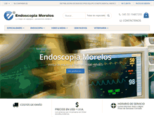 Tablet Screenshot of endoscopiamorelos.mx